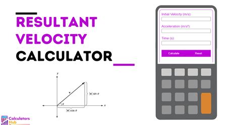 resultant velocity calculator|Resultant Velocity Calculator & Formula Online Calculator Ultra.
